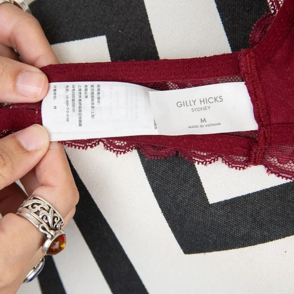 NWOT Gilly Hicks Lace Halter Bralette - Picture 4 of 9